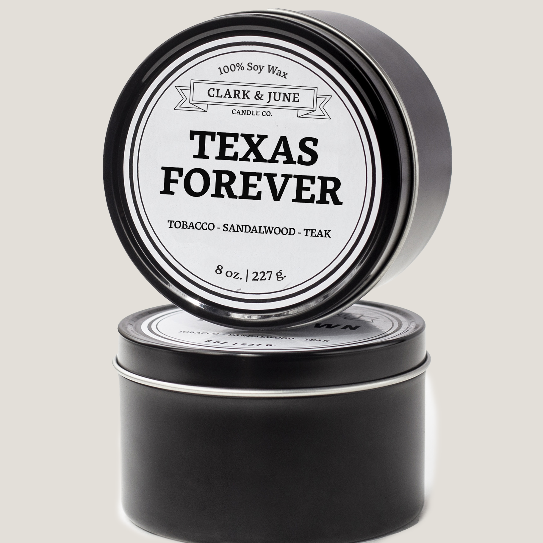 Single wicked 8oz candle in a black finish with “Texas Forever” on the label. SEO Text –soy wax candle, Alabama candle, hand poured, small batch, scented candle, Woman Owned, local candle, Housewarming present, gives back, charity, community candle, closing gift.