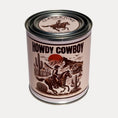 Load image into Gallery viewer, Howdy Cowboy Moss - Amber - Sage 14oz Soy Candle Western