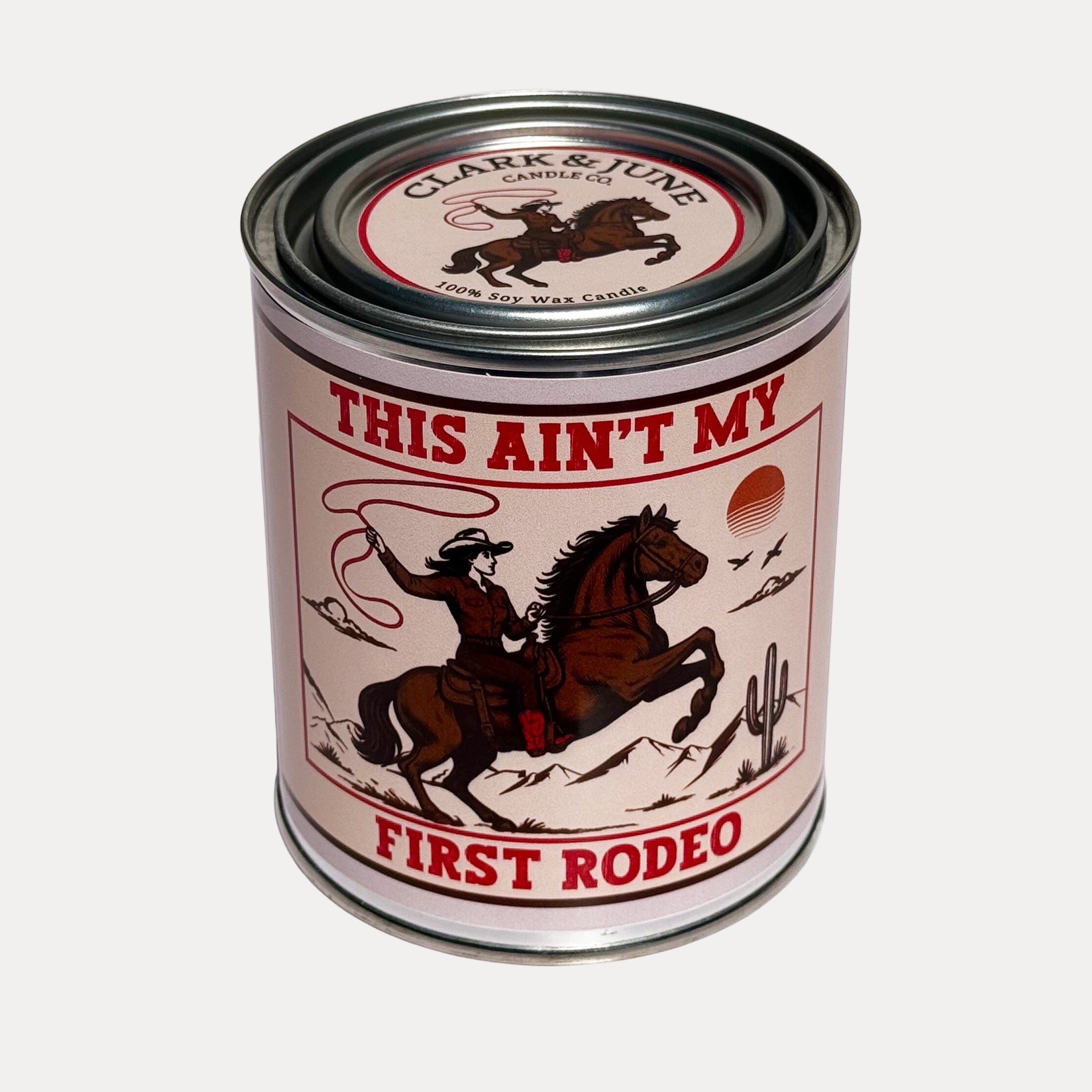 Rodeo Cowgirl Amber - Musk - Cashmere 14oz Candle Western