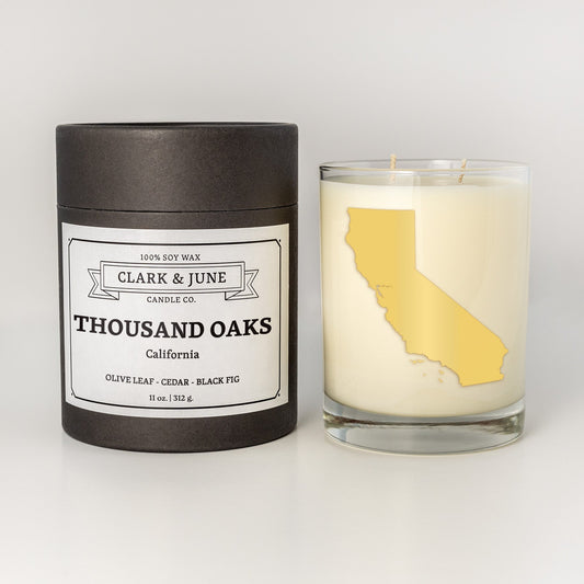 Thousand Oaks | Olive Leaf -Cedar-Black Fig 11oz Soy Candle