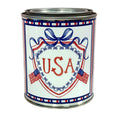 Load image into Gallery viewer, 250th USA Anniversary Crest 14oz Soy Candle | Moss - Amber - Sage