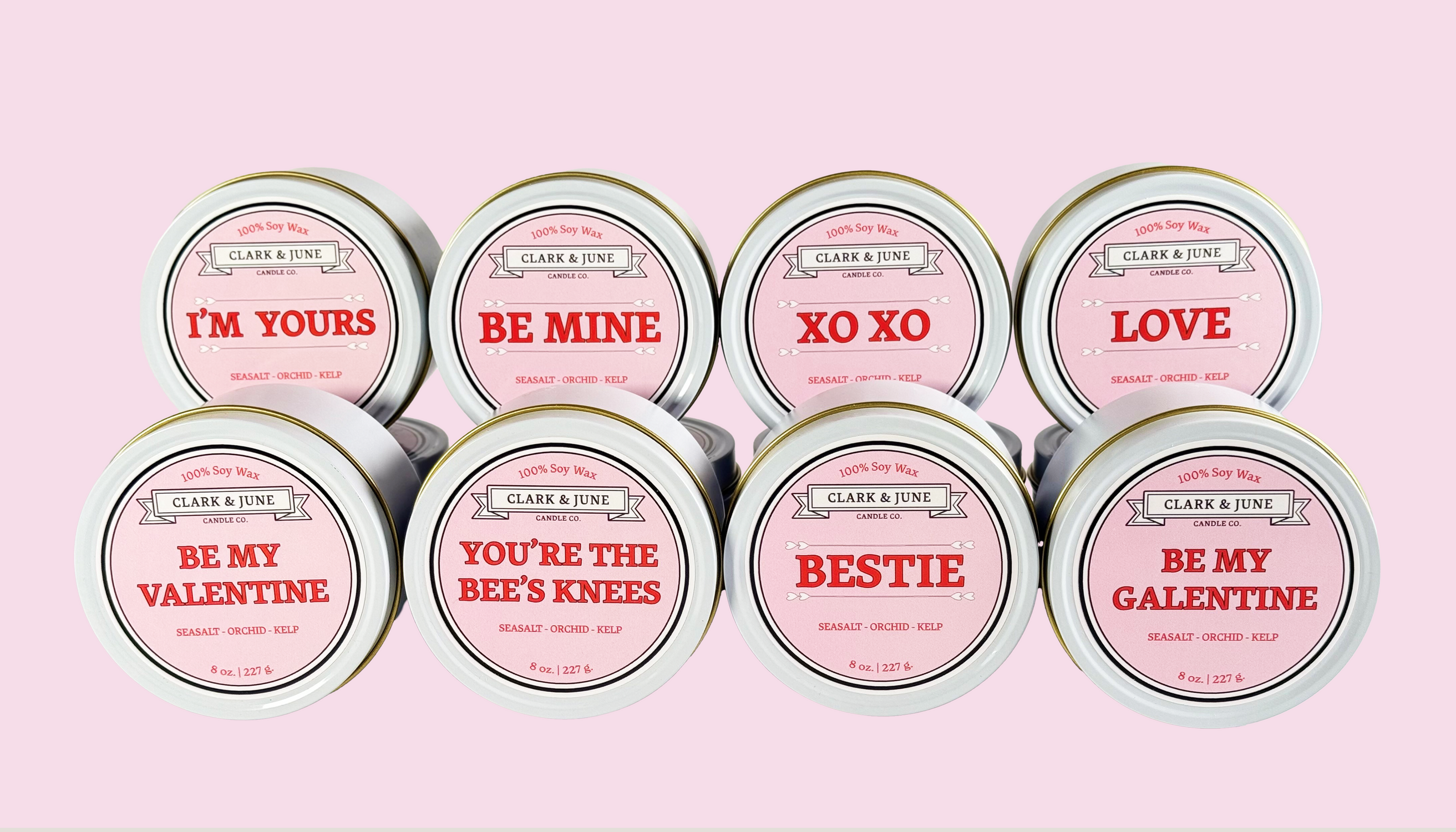 Valentine and Galentine Candles