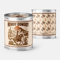 Load image into Gallery viewer, Howdy Cowboy Moss - Amber - Sage 14oz Soy Candle Western
