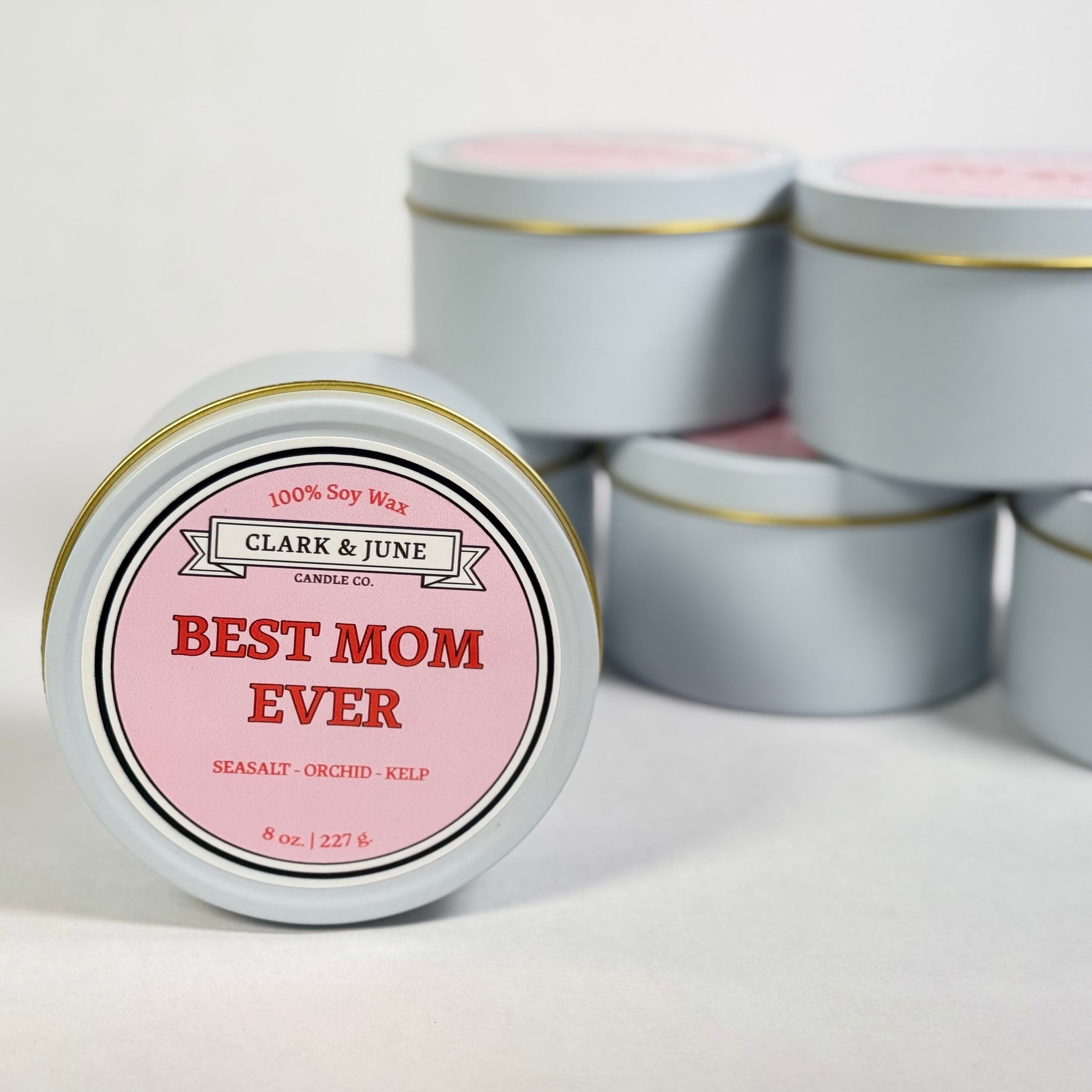 Best Mom Ever | Seasalt - Orchid - Kelp 8oz Soy Mother's Day Candle