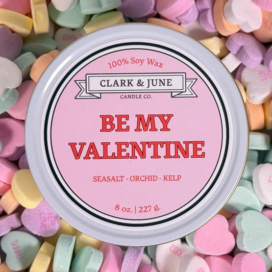 Be My Valentine | Seasalt - Orchid - Kelp 8oz Soy Valentine's Day Candle