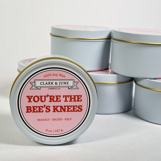 You're the Bee's Knees | Seasalt - Orchid - Kelp 8oz Soy Valentine Candle