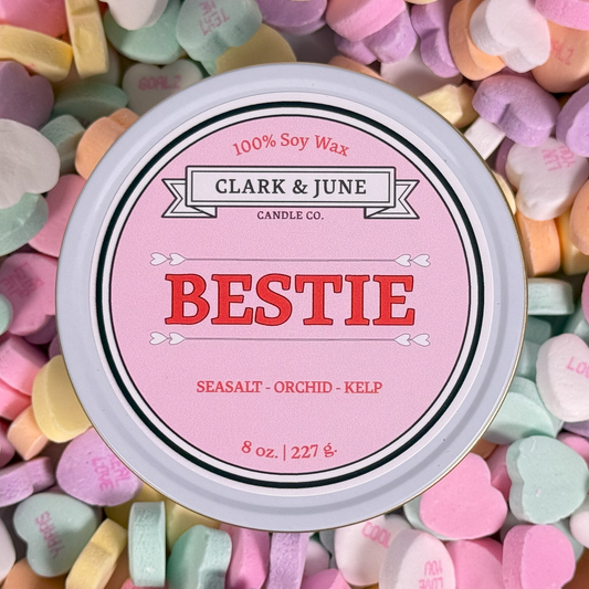 Bestie | Seasalt - Orchid - Kelp 8oz Soy Galentine's Day Candle