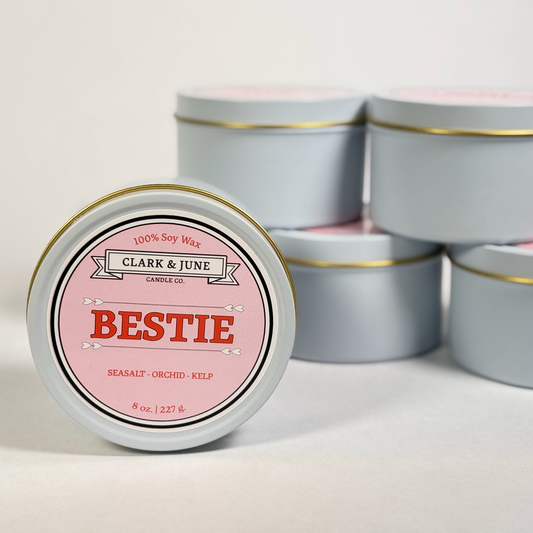 Bestie | Seasalt - Orchid - Kelp 8oz Soy Galentine's Day Candle