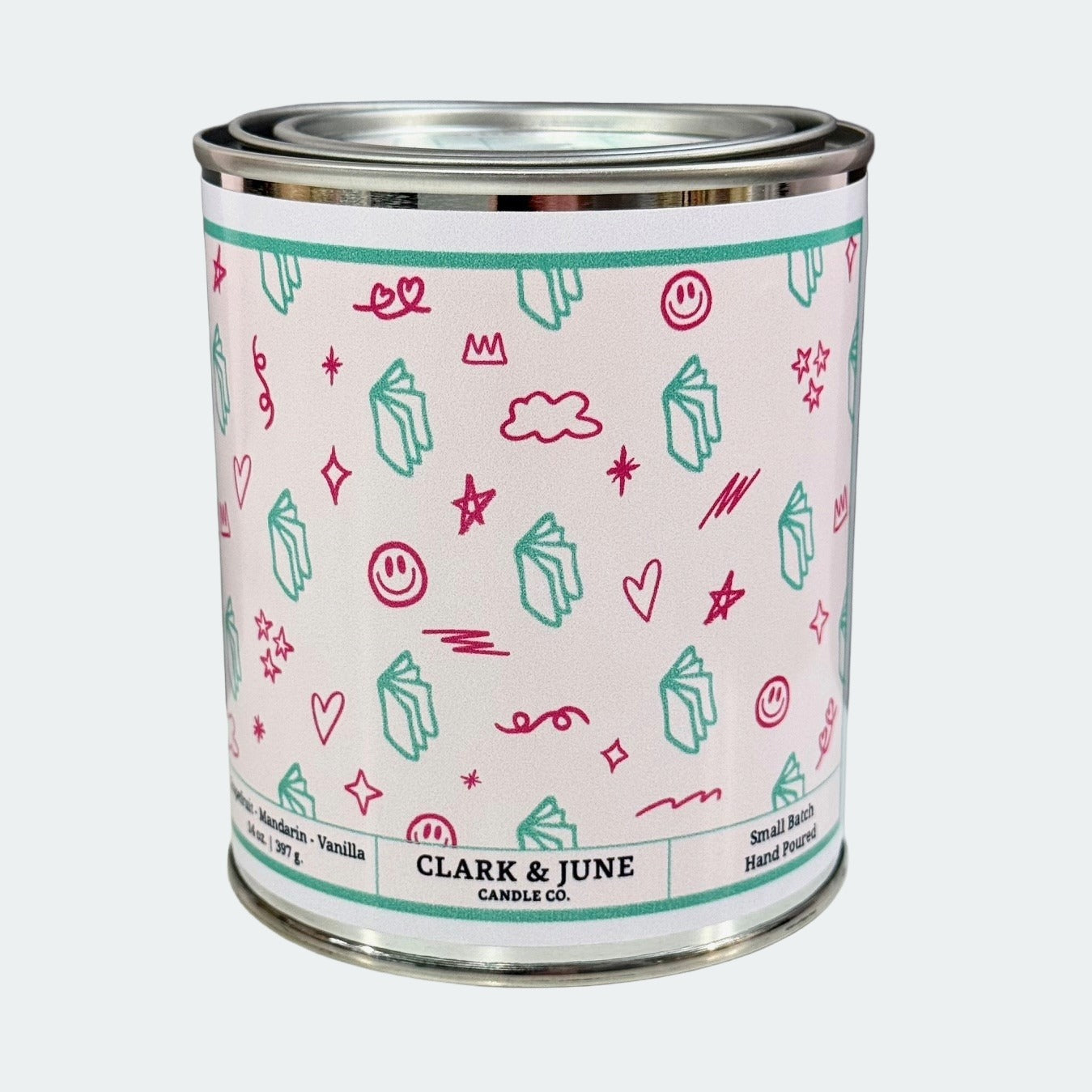 Buy Me Books Grapefruit - Mandarin - Vanilla 14oz Soy Candle