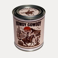Load image into Gallery viewer, Howdy Cowboy Moss - Amber - Sage 14oz Soy Candle Western
