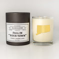 Load image into Gallery viewer, Fall in "Your Town | Fall/Autumn Fragrances | 11oz Soy Custom Candle
