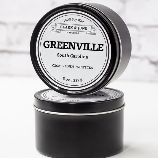 Greenville |Ozone - Linen - 8oz Soy Candle