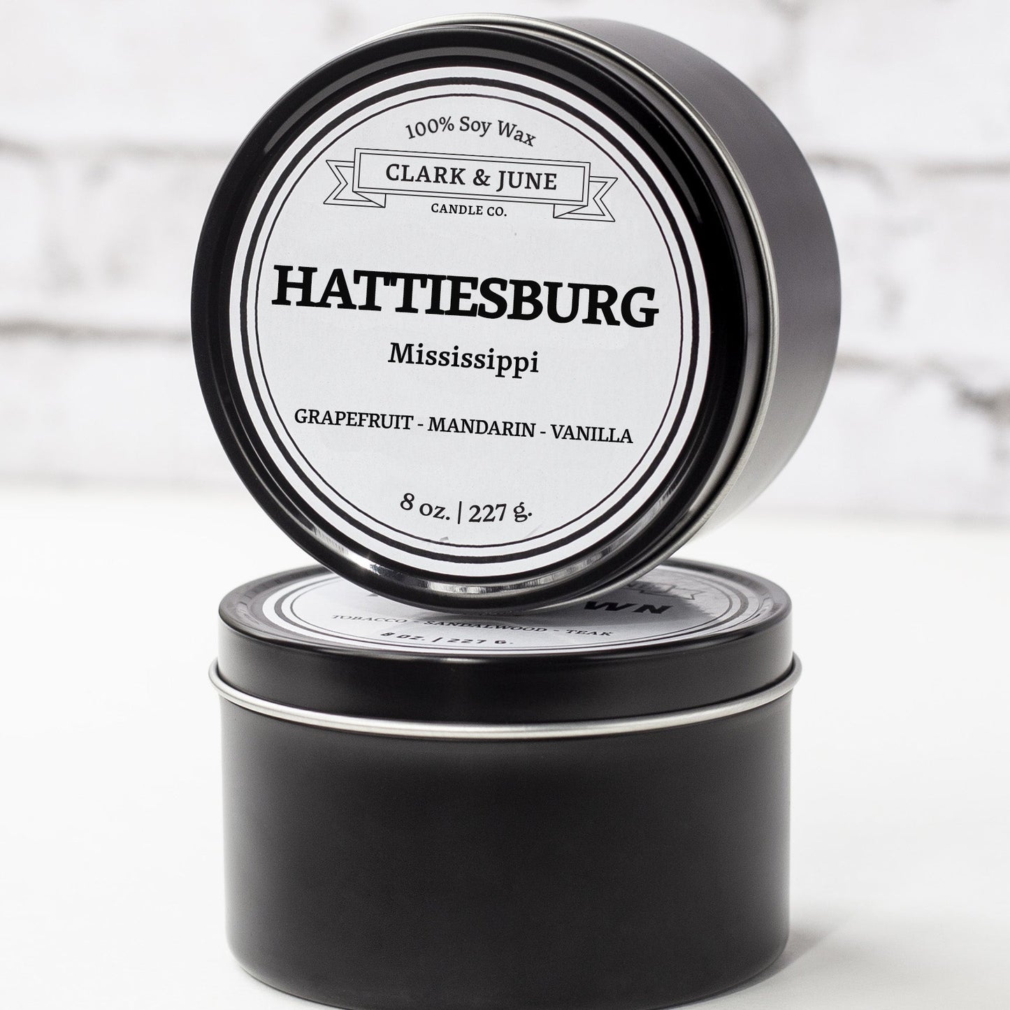 Hattiesburg |Grapefruit - Mandarin - Vanilla 8oz Soy Candle