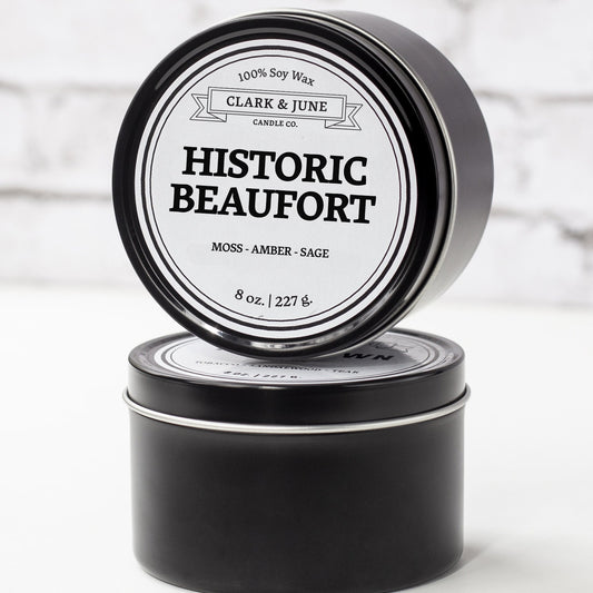 Historic Beaufort|Moss - Amber - Sage 8oz Soy Candle