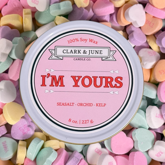 I'm Yours | Seasalt - Orchid - Kelp 8oz Soy Valentine Candle