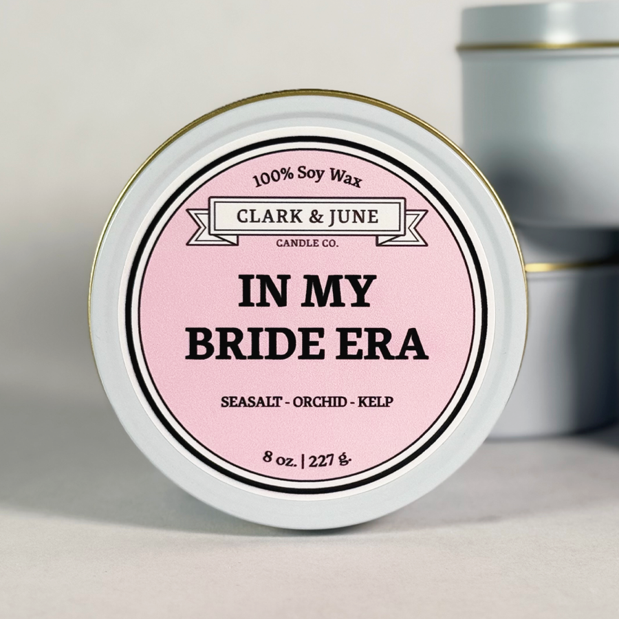 In My Bride Era |  004 Seasalt - Orchid - Kelp | 8oz Soy Candle