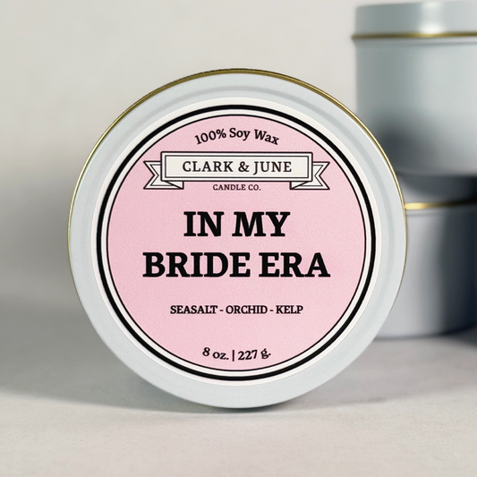 In My Bride Era |  004 Seasalt - Orchid - Kelp | 8oz Soy Candle