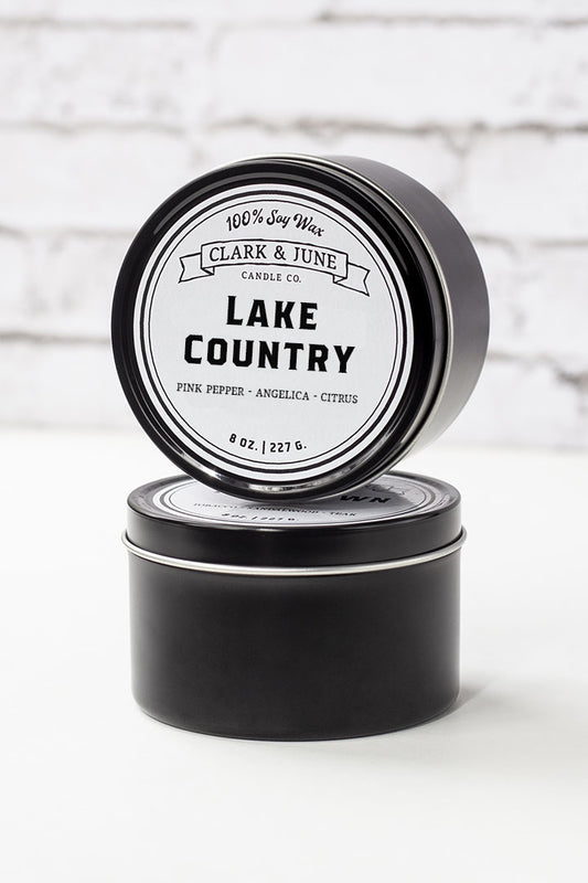 Lake Country | 007 Pink Pepper - Angelica - Citrus | 8oz Tin