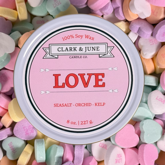 Love | Seasalt - Orchid - Kelp 8oz Soy Valentine's Day Candle