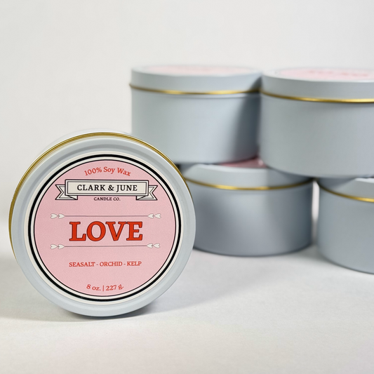 Love | Seasalt - Orchid - Kelp 8oz Soy Valentine's Day Candle