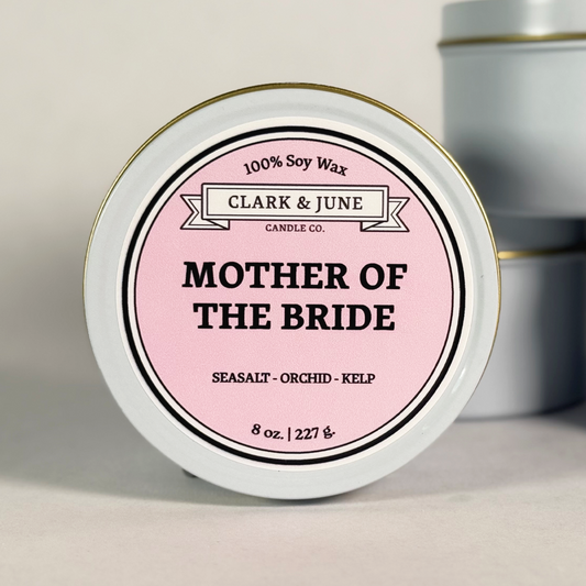 Mother of the Bride |  004 Seasalt - Orchid - Kelp | 8oz Soy Candle