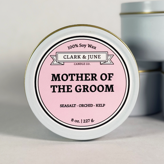 Mother of the Groom |  004 Seasalt - Orchid - Kelp | 8oz Soy Candle