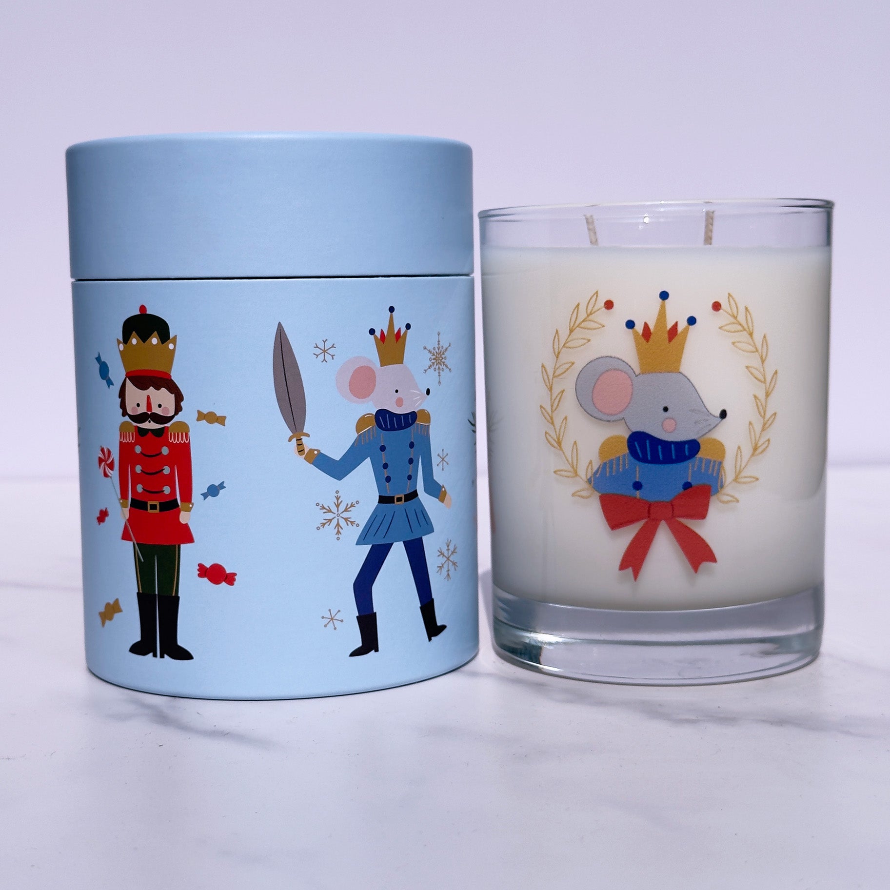 The Mouse King | 021 Peppermint Marshmallow Scent | Limited 11oz Soy  Candle