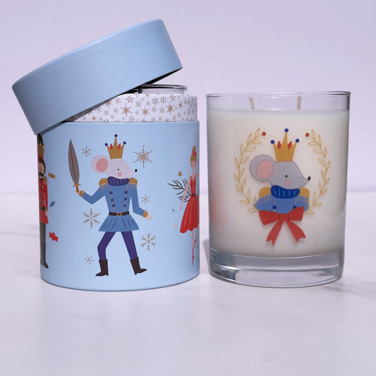 The Mouse King | 021 Peppermint Marshmallow Scent | Limited 11oz Soy  Candle