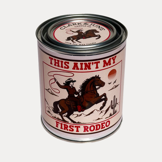 Rodeo Cowgirl Amber - Musk - Cashmere 14oz Candle Western
