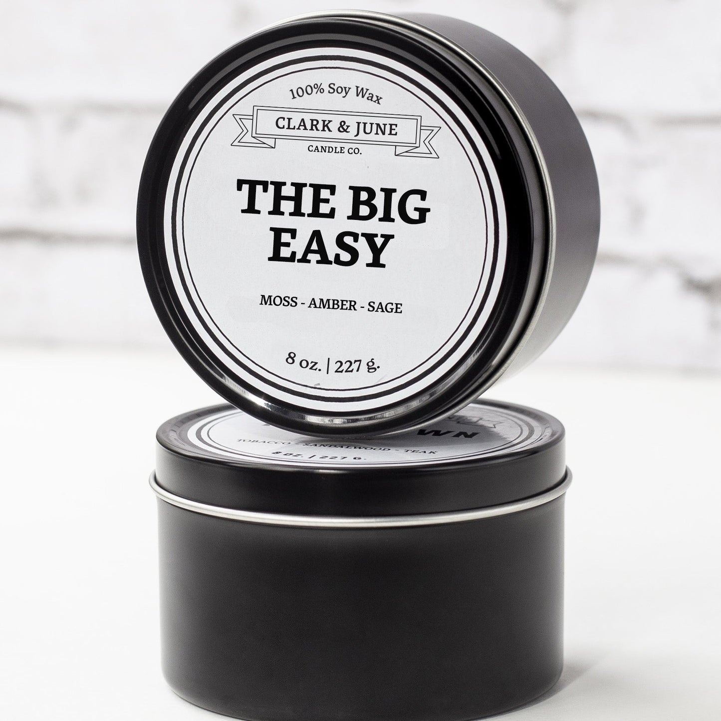 The Big Easy |Moss - Amber - Sage 8oz Soy Candle