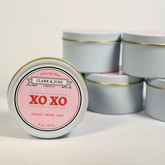 XO XO | Seasalt - Orchid - Kelp 8oz Soy Valentine's Day Candle