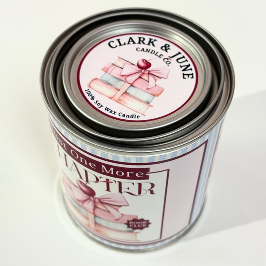 One More Chapter Book Club - Linen - White Tea 14oz Soy Candle
